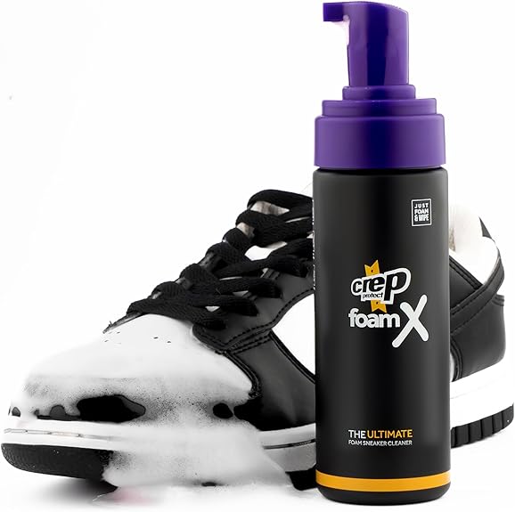 Crep Protect Foam X Shoe Cleaner - 5oz | Ready To Use Formula for Leather, Canvas, Nylon Sneakers, Black, One Size